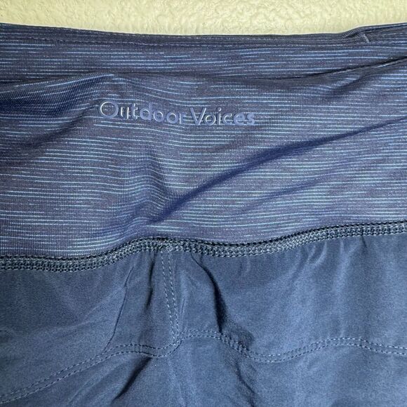 Outdoor Voices Navy High Rise Athletic Skort 4" Size XL Tennis Pickleball - Picture 7 of 9